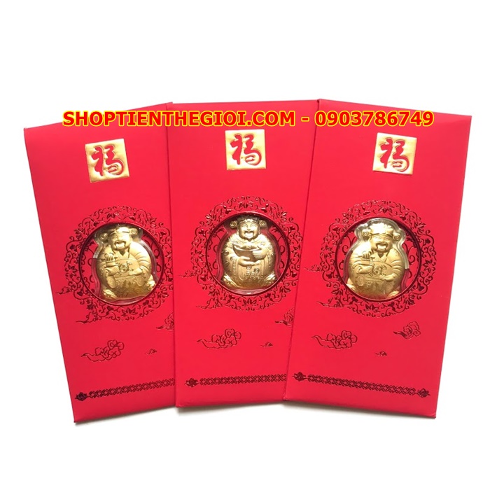 Bao Lì Xì Thần Tài Vàng Thật Vip - SP000277